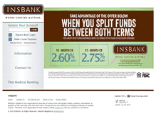 Tablet Screenshot of insbanktn.com